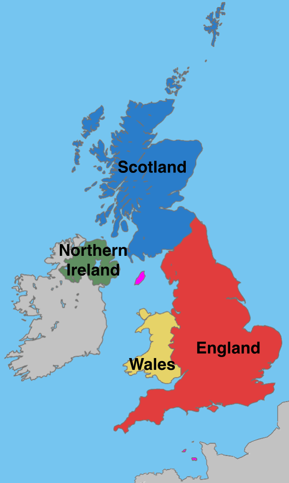 United Kingdom map